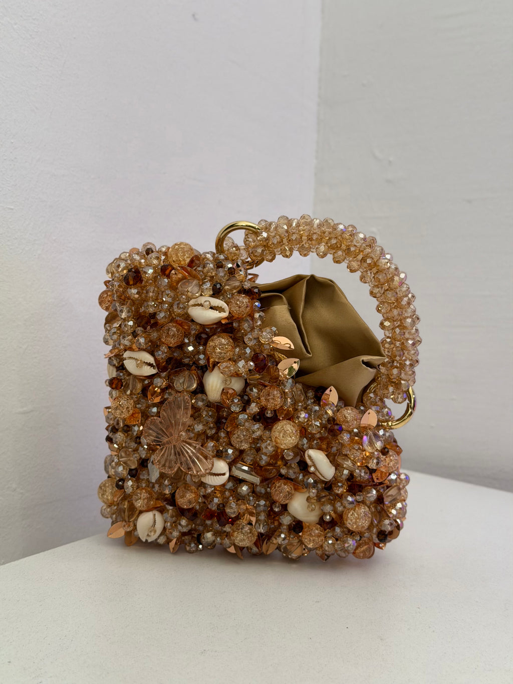 Simi Bag | Champagne gold