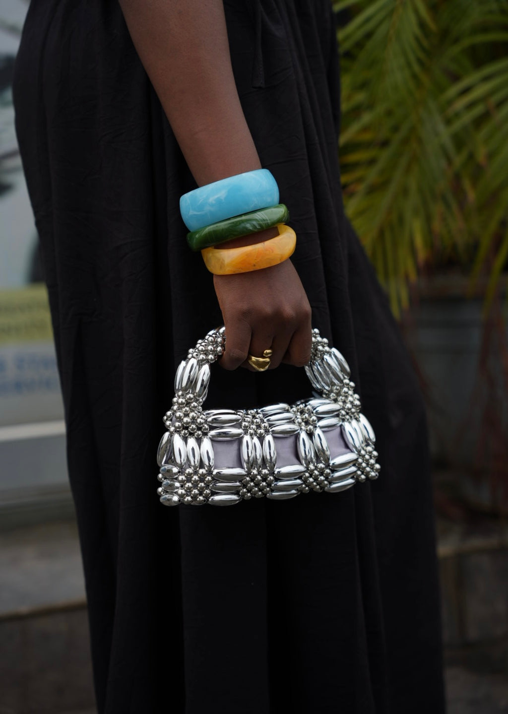 Ivy Bag | Metallic Silver