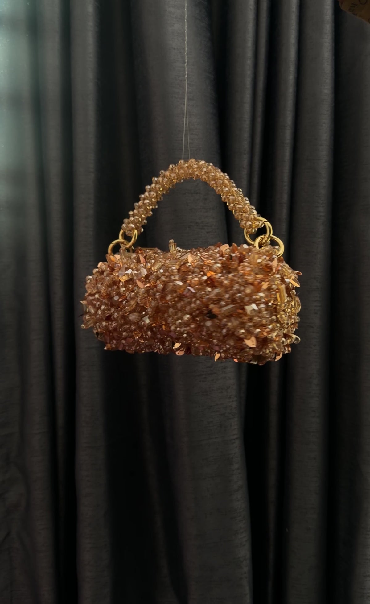 Cylia Bag | Champagne gold
